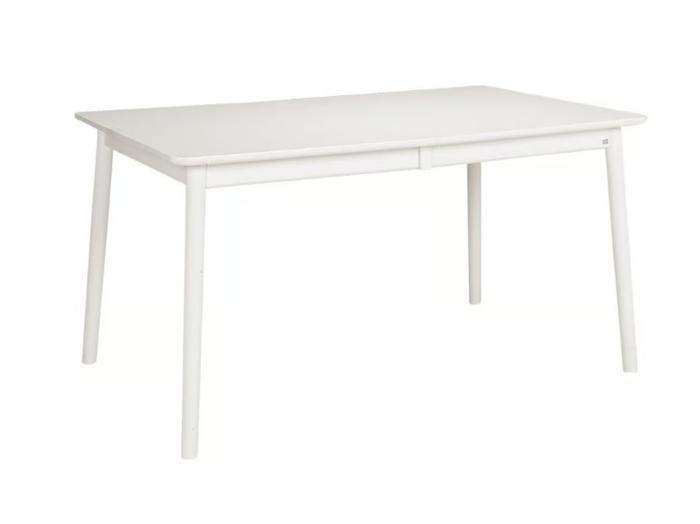 ZIGZAG 660WH - Extending rectangular birch table _ Hans K